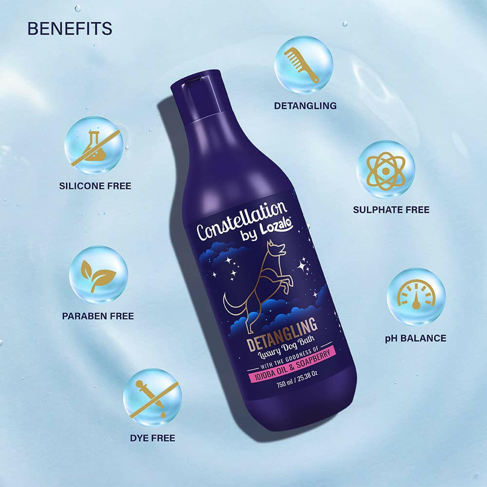 Lozalo Constellation Detangling Shampoo for Dogs – 375ml.