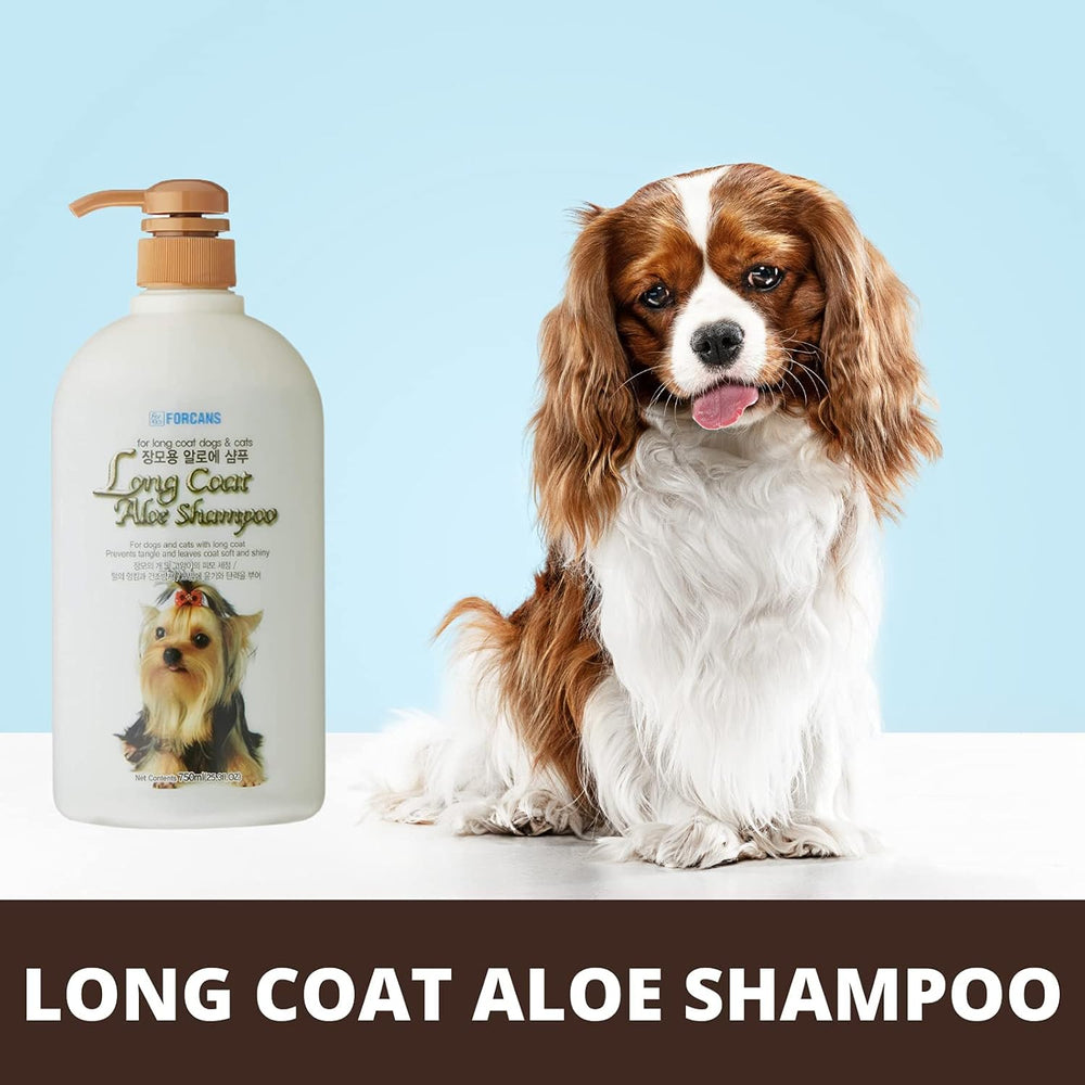 Forbis Long Coat Aloe Dog Shampoo, 750 ml.
