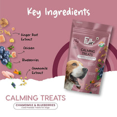 Fullr Calming Cold Pressed Dog Treats, 70g (Pack of 1).