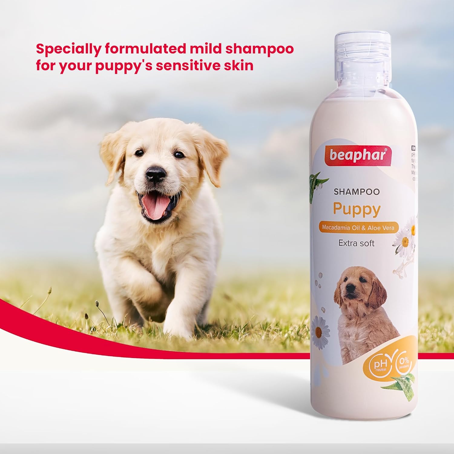 Beaphar Macadamia Oil Shampoo for Puppies – 250 ml.