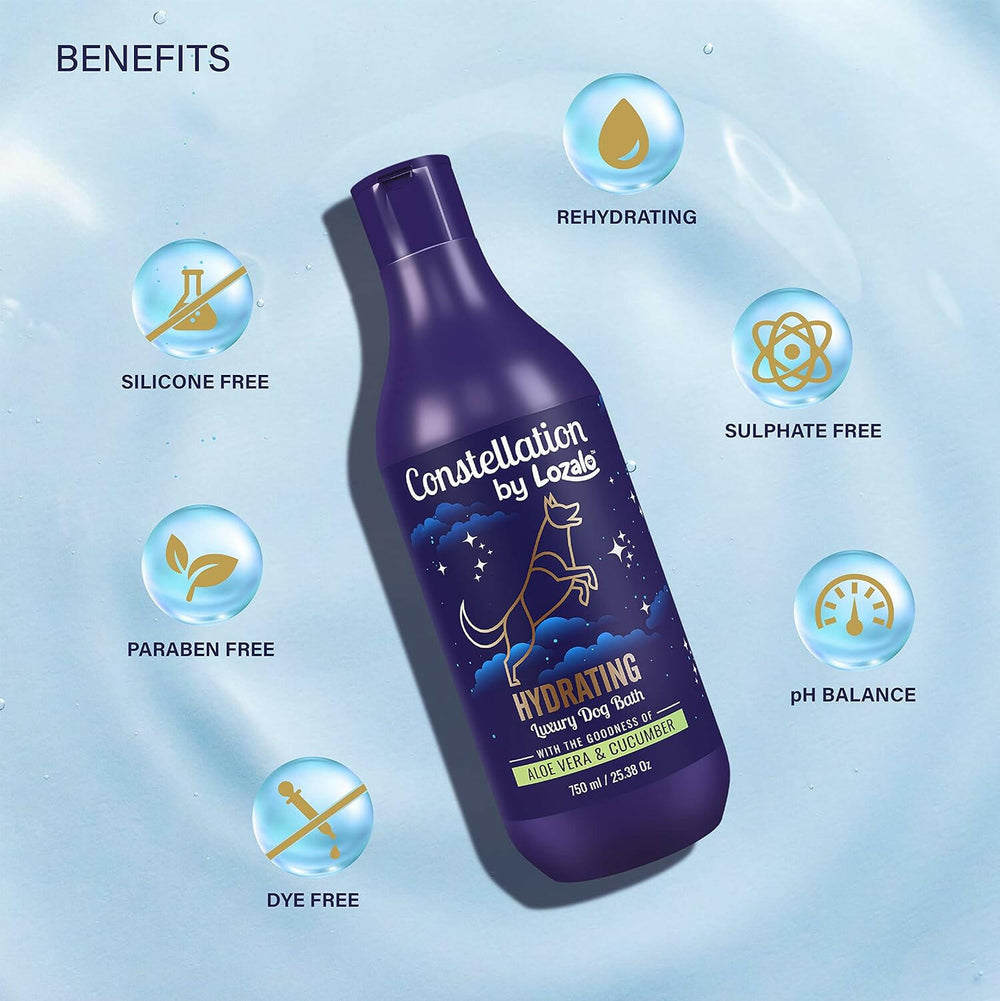 Lozalo Constellation Hydrating Shampoo for Dogs – 375ml.