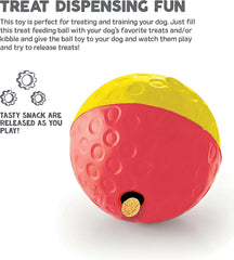 Outward Hound Nina Ottosson Treat Tumble Red Interactive Treat-Dispensing Puzzle Dog Toy, Large.