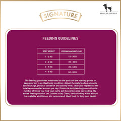 Signature Grain Zero Ocean Fish, Sardine & Mackerel Long Coat & Persian Adult Cat Dry Food.