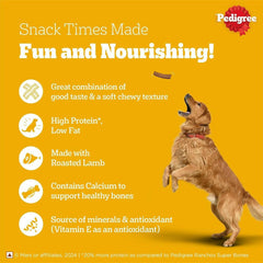 Pedigree Roasted Lamb Jerky Dog Treat – 70 g.