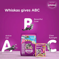 Whiskas Tasty Mix Wet Food for Kittens with Chicken, Tuna, & Sweet Potato in Gravy.