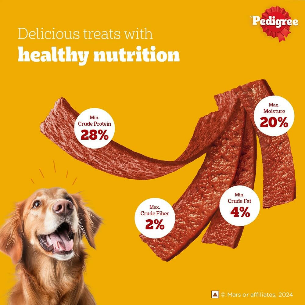 Pedigree Grilled Liver Tasty Jerky Dog Treats – 70 g.