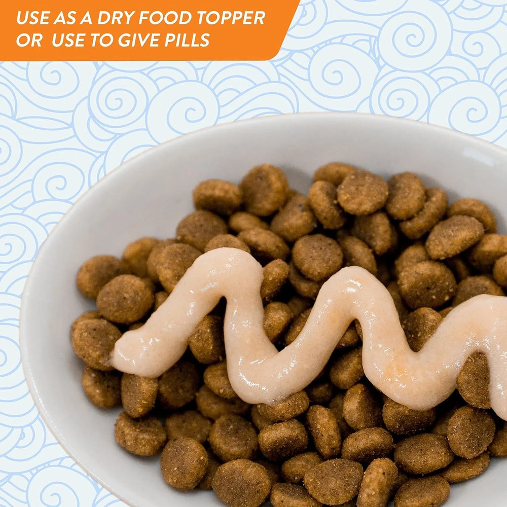 INABA Churu Chicken with Scallop Recipe Lickable Purée Natural Cat Treats USA605A, 56 g.