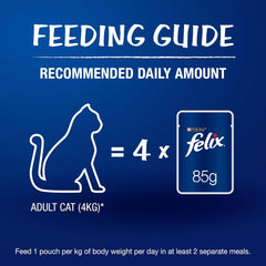 Purina Felix Chicken with Jelly Adult Cat Wet Food – 85g.