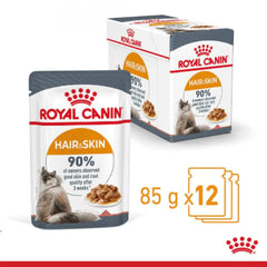 Royal Canin Hair & Skin Wet Cat Food.