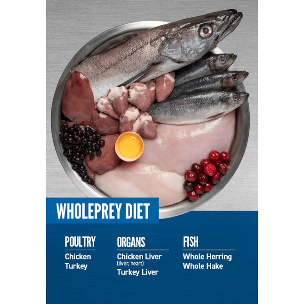 Orijen Original, WholePrey diet, natural vitamins and minerals for adult dogs, daily.
