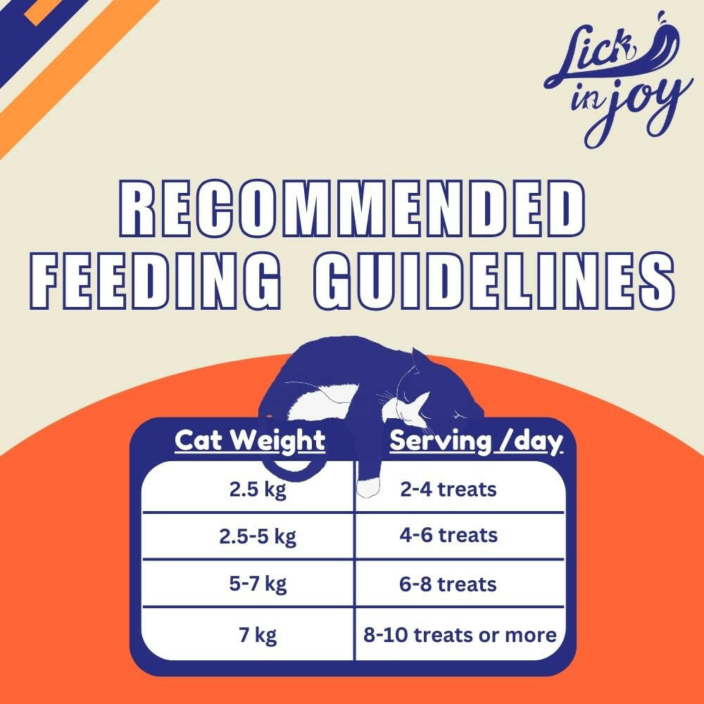 Lick in Joy Soft Cat Jerky All Life Stages Cat Treats, Chicken and Crab, 35 g.