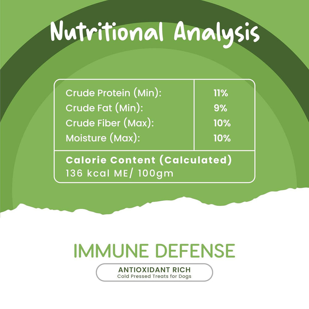 Fullr Immune Cold Pressed Dog Treats, 70g (Pack of 1).