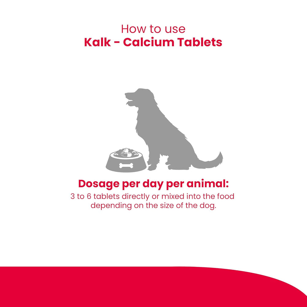 Beaphar Kalk Supplement for Dogs - Calcium Support.