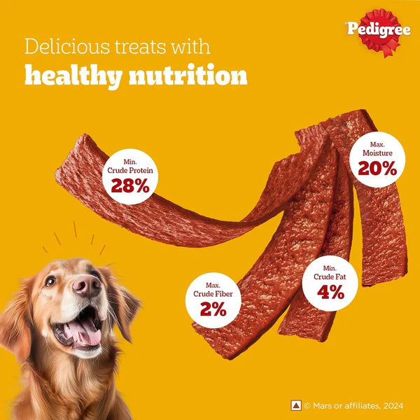 Pedigree Grilled Liver Tasty Jerky Dog Treats – 70 g.
