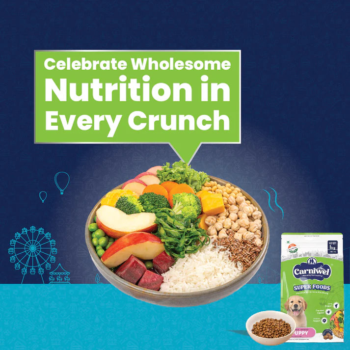 Carniwel with Veg Superfoods, Dry Dog Food for Large Dog, Puppy.