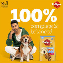 Pedigree Meat & Milk Puppy Dog Dry Food.