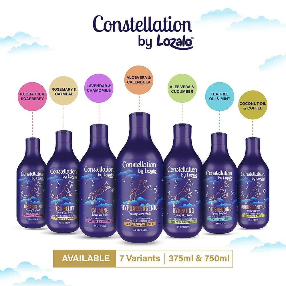 Lozalo Constellation Hypoallergenic Shampoo for Dogs – 375ml.