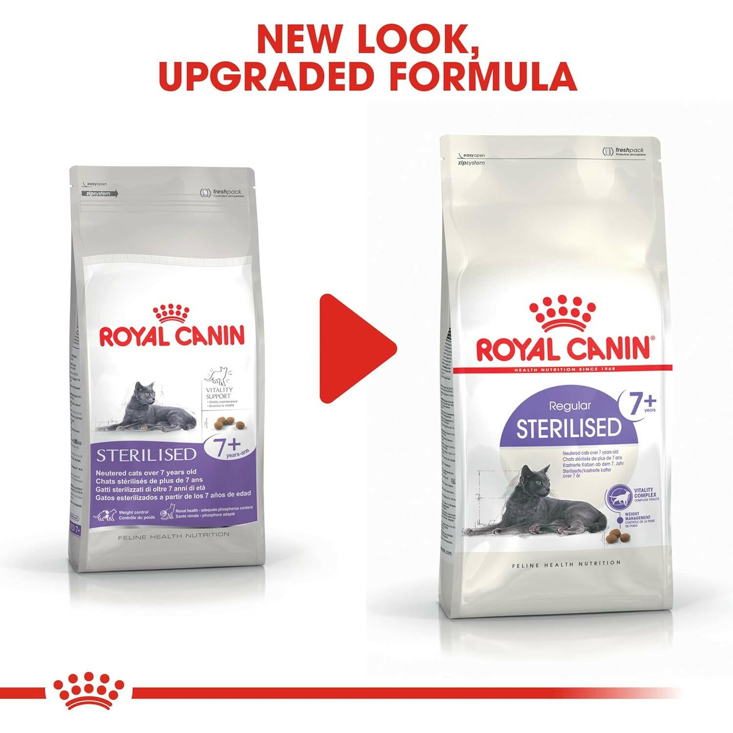 Royal Canin Sterlilised 7+ Cat Food, 1.5 kg.
