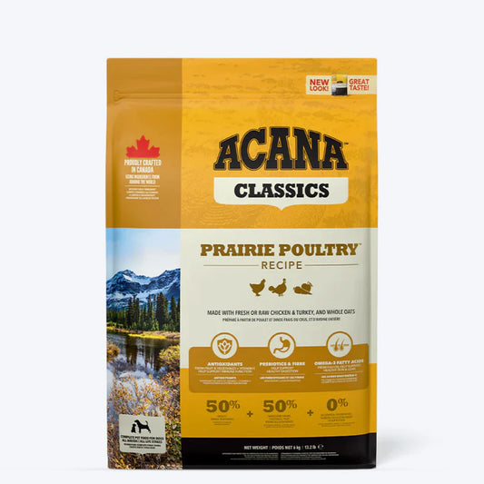 Acana Classic Prairie Poultry Dog Food.