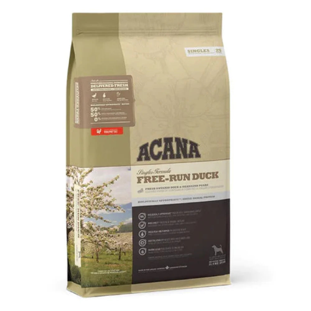 Acana Free Run Duck Dog Food.