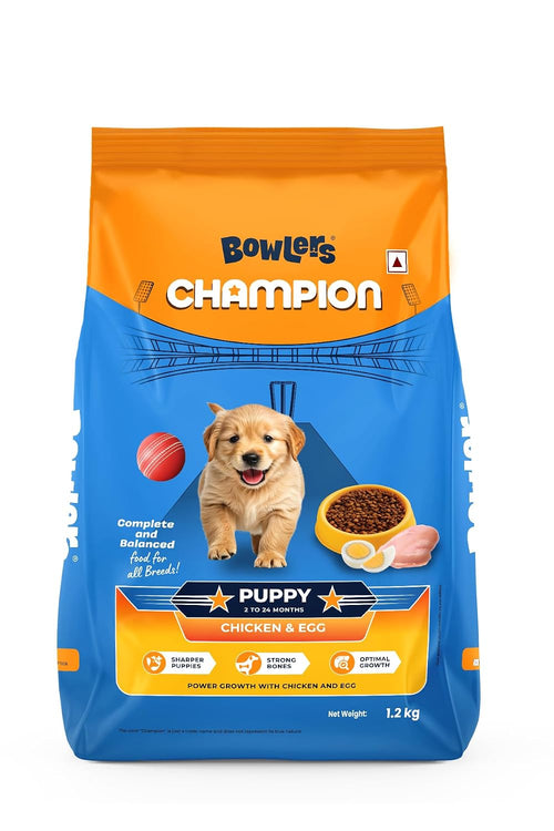 Bowlers Champion Puppy Chicken & Egg Dry Dog Food
