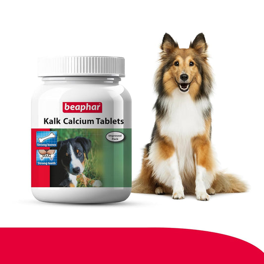 Beaphar Kalk Supplement for Dogs - Calcium Support.