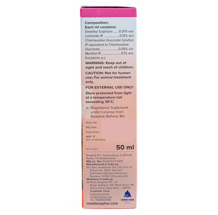 Beaphar Ear Cleaner for Dogs and Cats.