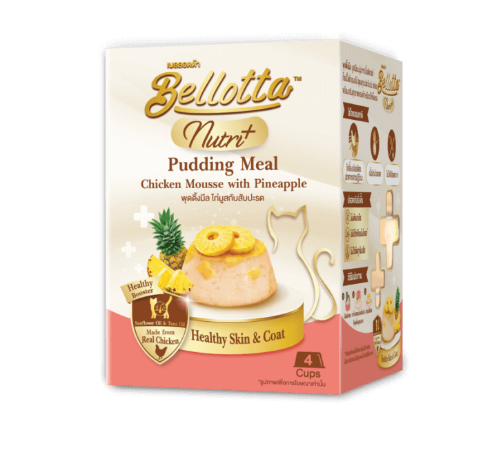 Bellotta Nutri+ Pudding Meal Chicken Mousse with Pinapple.