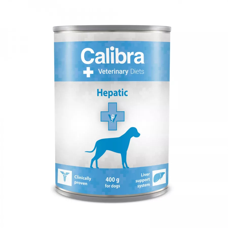 Calibra Hepatic Wet Dog Food.