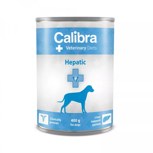 Calibra Hepatic Wet Dog Food.
