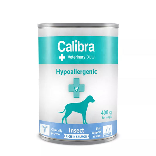Calibra Hypoallergenic Wet Dog Food Insect Rich in Salmon.