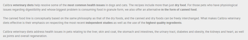 Calibra Renal Wet Cat Food.