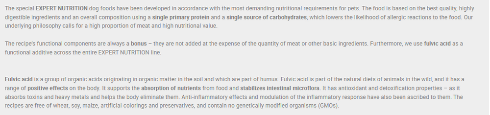 Calibra Sensitive Salmon Hypoallergenic Dog Food Expert Nutrition.
