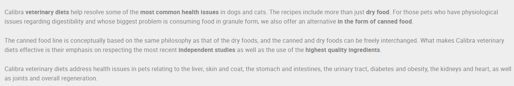 Calibra Urinary Cat Food Struvite & Oxalate - 2kg.