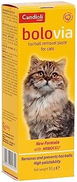 Candioli Bolovia Hairball Paste, helps cats with hairballs.