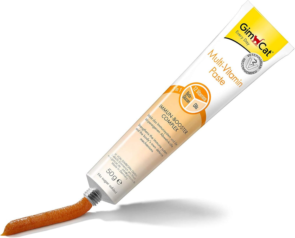 Gimcat Multi Vitamin Daily Immune Support Paste For Cats, 50g.