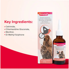 Beaphar Ear Cleaner for Dogs and Cats.