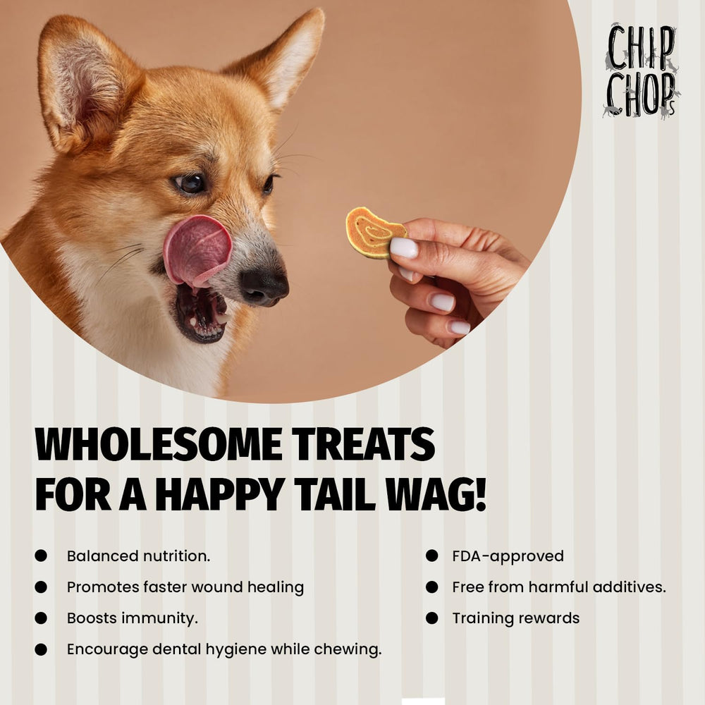 Chip Chops Chicken and Codfish Rolls Dog Treats.
