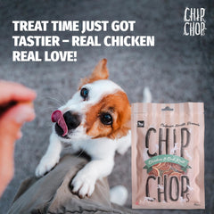 Chip Chops Chicken and Codfish Rolls Dog Treats.