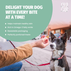 Chip Chops Chicken and Codfish Rolls Dog Treats.