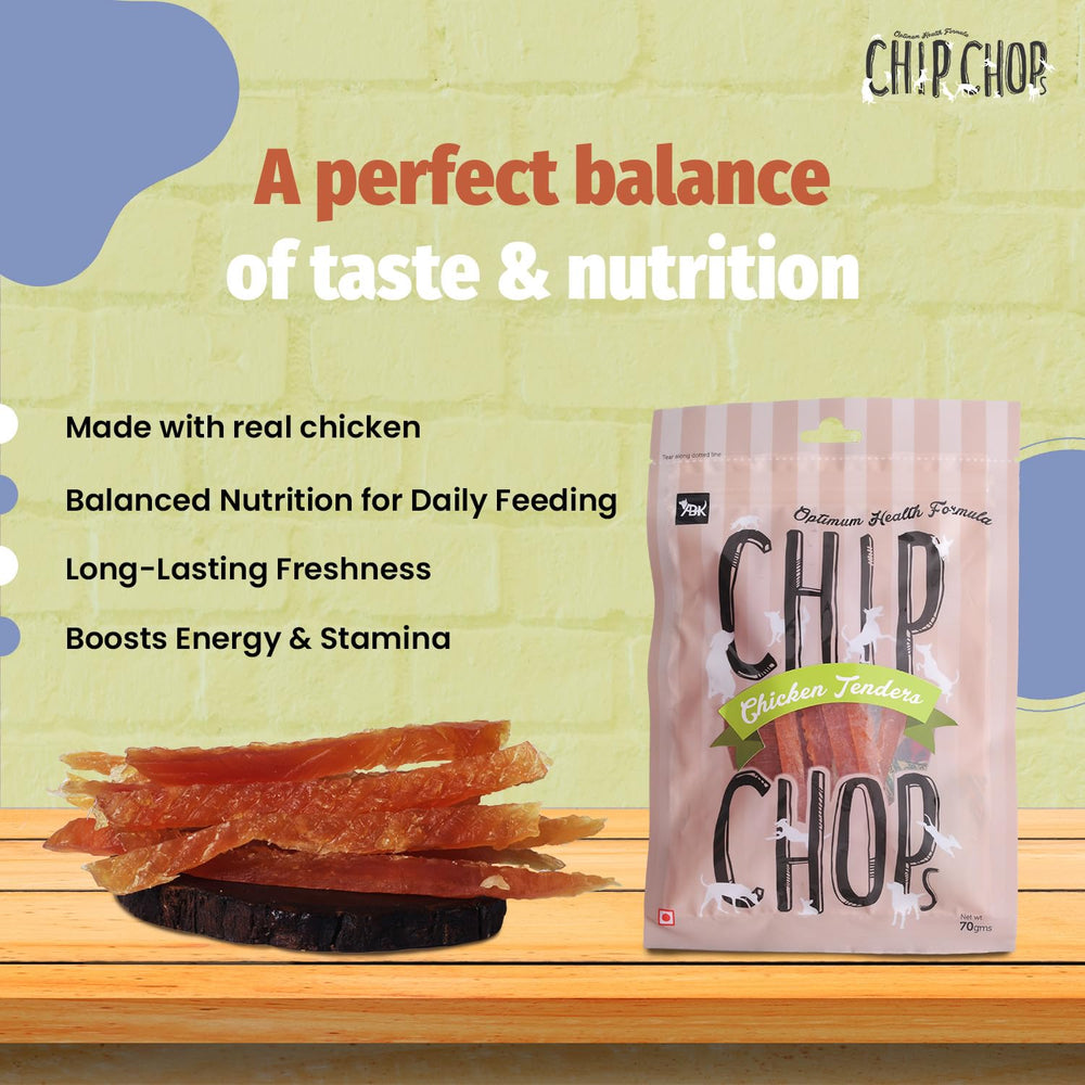 Chip Chops Chicken Tenders Dog Treats.