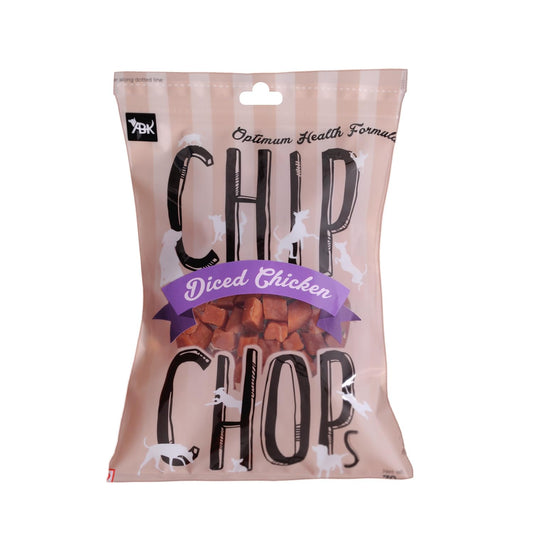Chip Chops Diced Chicken Dog Treats.