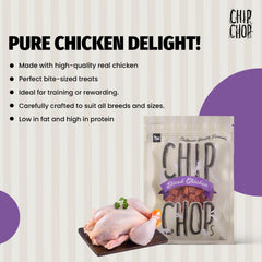 Chip Chops Diced Chicken Dog Treats.