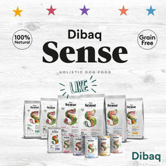 Dibaq grain free food for dogs with allergies.