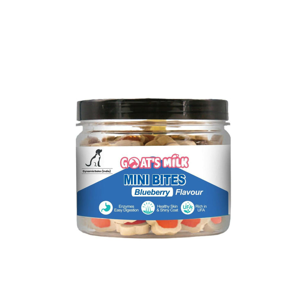 DynamicSales (India) Hypoallergenic Dog Treats – Healthy Skin & Coat Mini Bites, Blueberry Flavour.