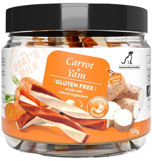 DynamicSales (India) Dog Training Treats – Carrot & Yum Flavour.