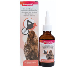 Beaphar Ear Cleaner for Dogs and Cats.