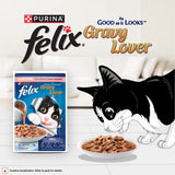 Purina Felix Gravy Lover Salmon Chunks Adult Cat Wet Food