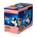 Purina Felix Gravy Lover Salmon Chunks Adult Cat Wet Food
