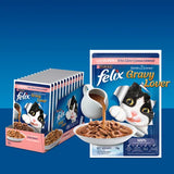 Purina Felix Gravy Lover Salmon Chunks Adult Cat Wet Food